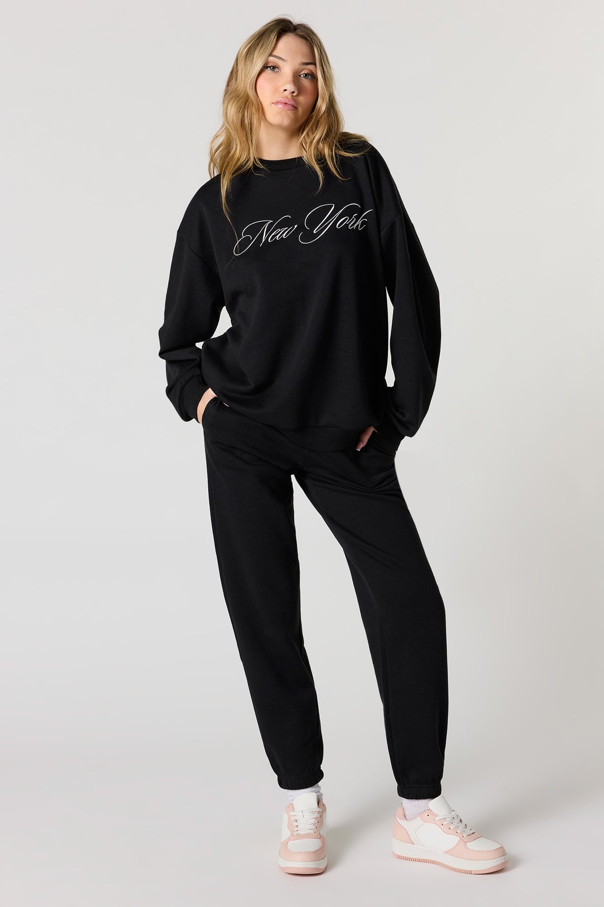 Jogger en molleton