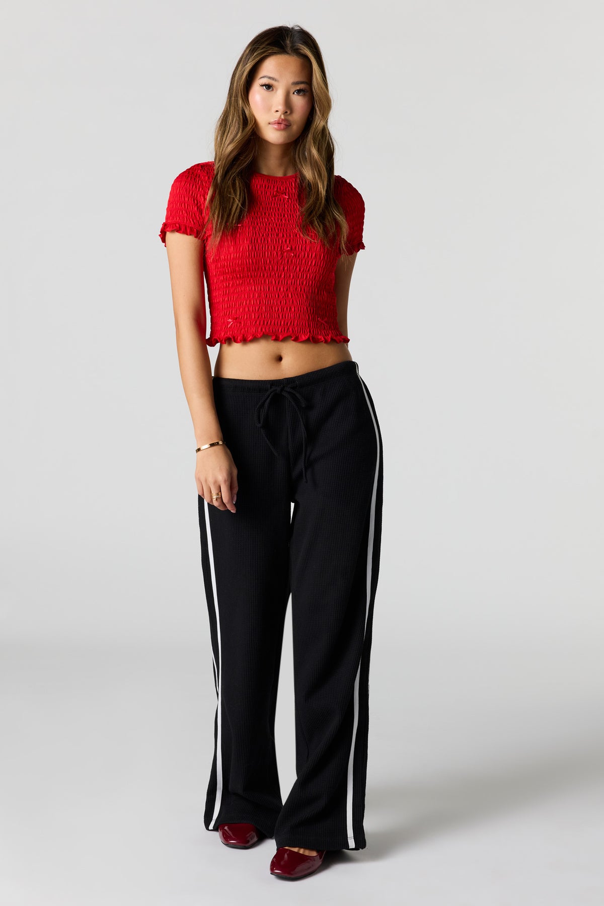 Vue alternative 3. T-shirt smocké avec boucle