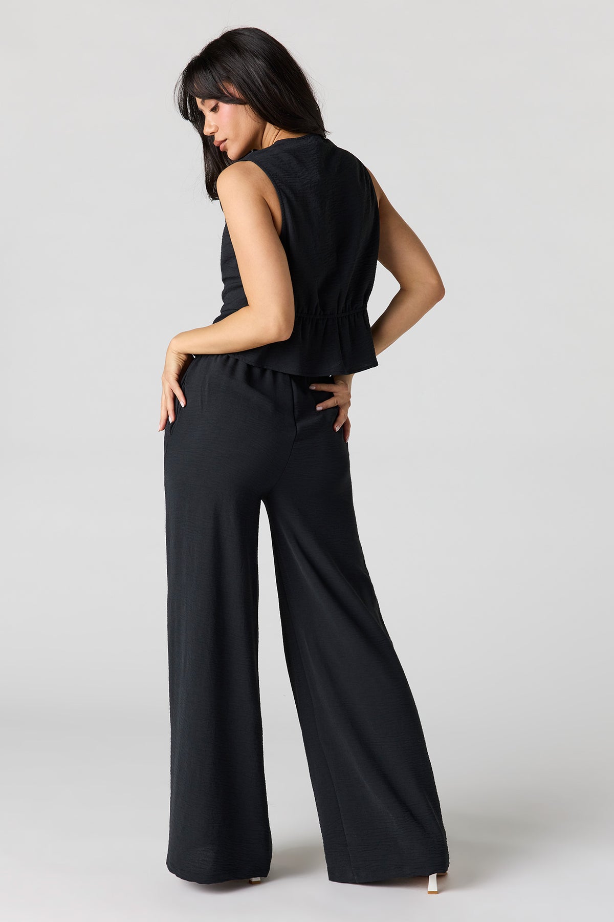 Vue alternative 3. Pantalon fluide à taille coulissante