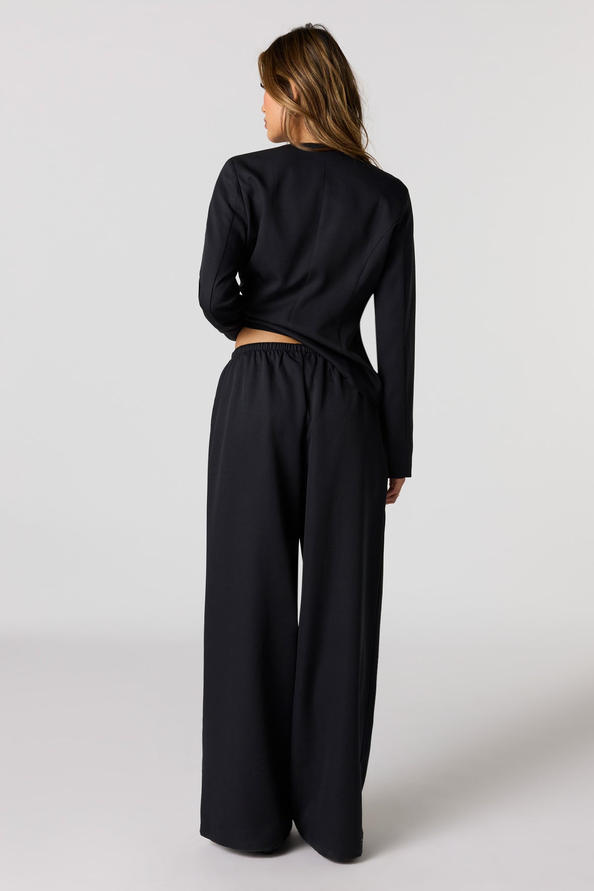 Alt View 3. Drawstring Dress Pant - Black