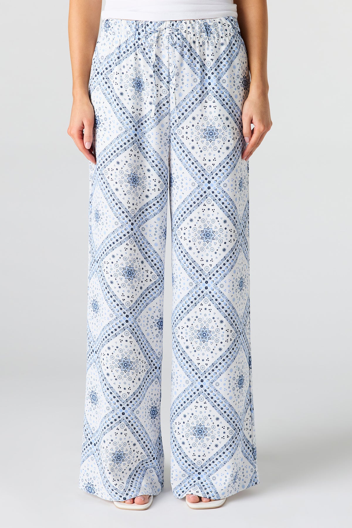 Vue alternative 2. Pantalon fluide à taille coulissante