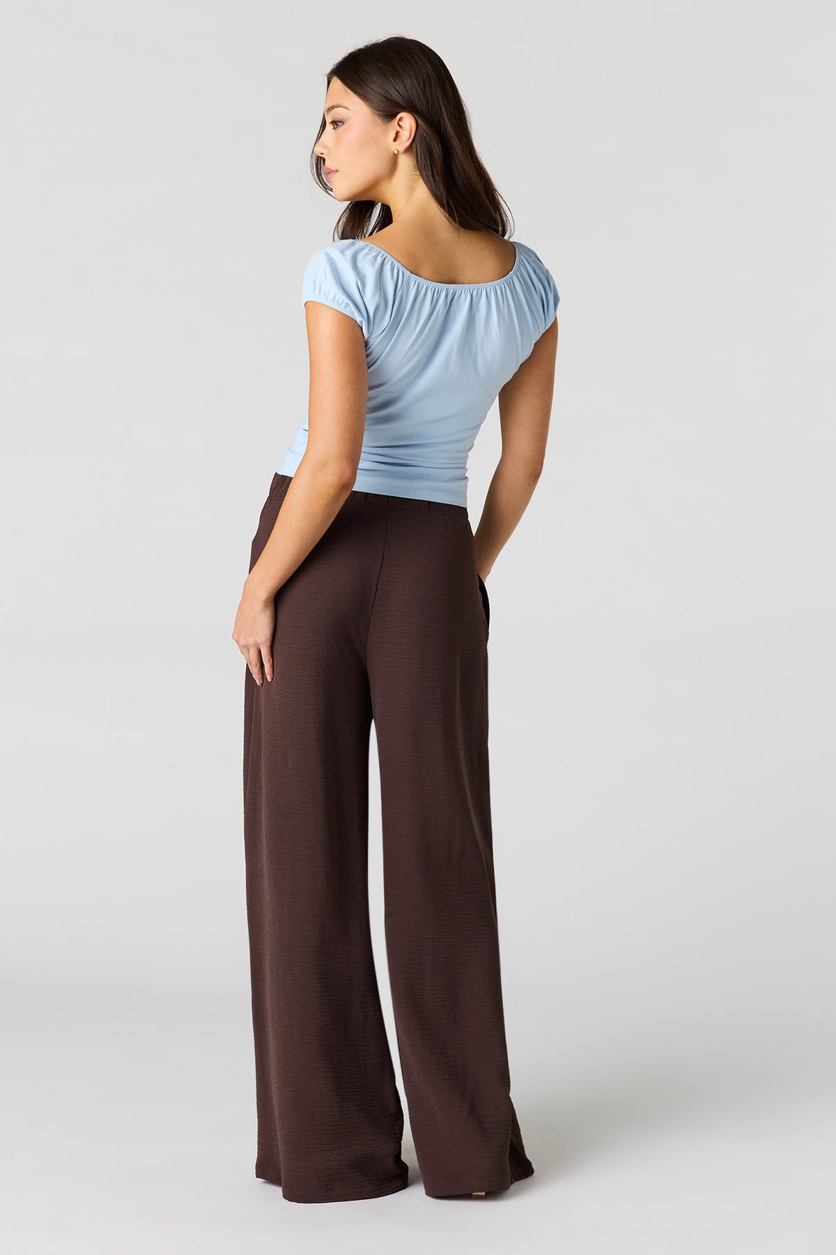 Vue alternative 3. Pantalon fluide à taille coulissante