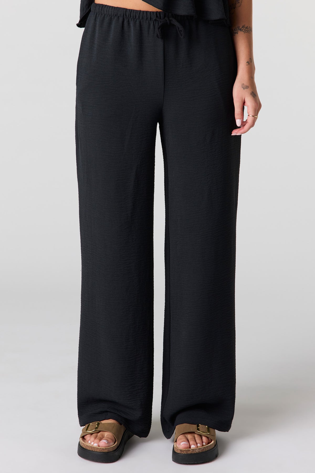 Vue alternative 2. Pantalon fluide à taille coulissante