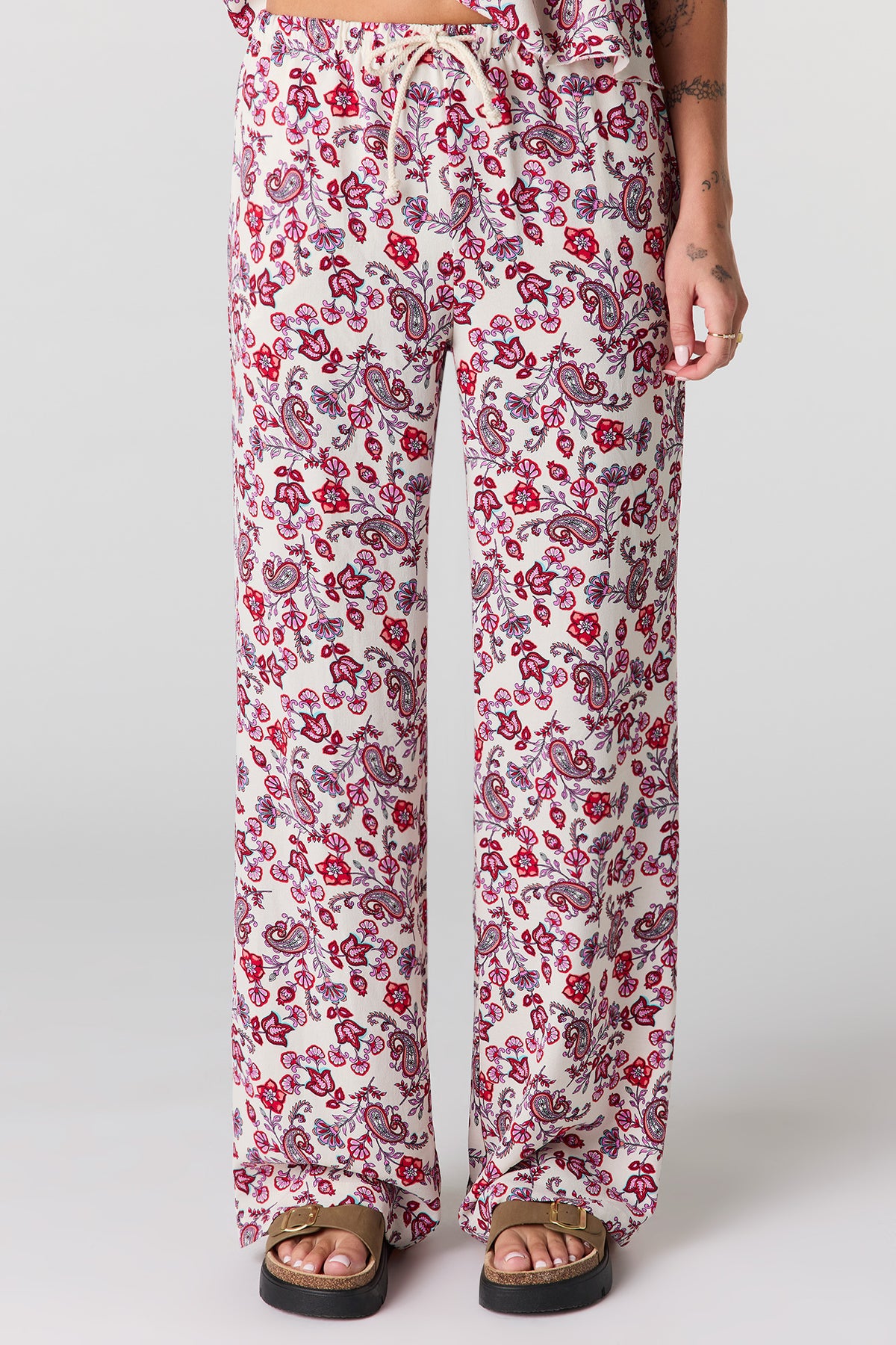 Vue alternative 2. Pantalon fluide à taille coulissante