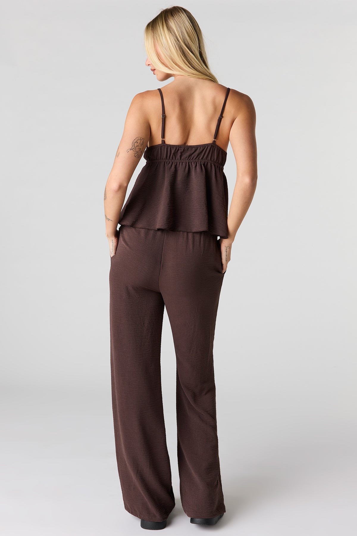 Vue alternative 3. Pantalon fluide à taille coulissante