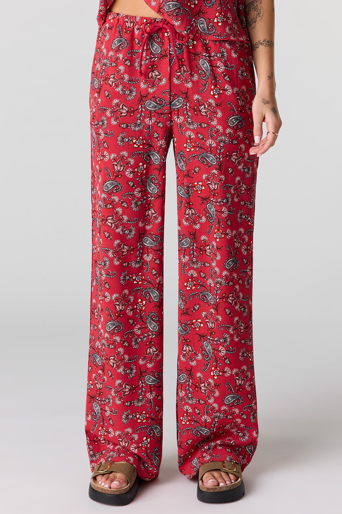 Vue alternative 2. Pantalon fluide à taille coulissante