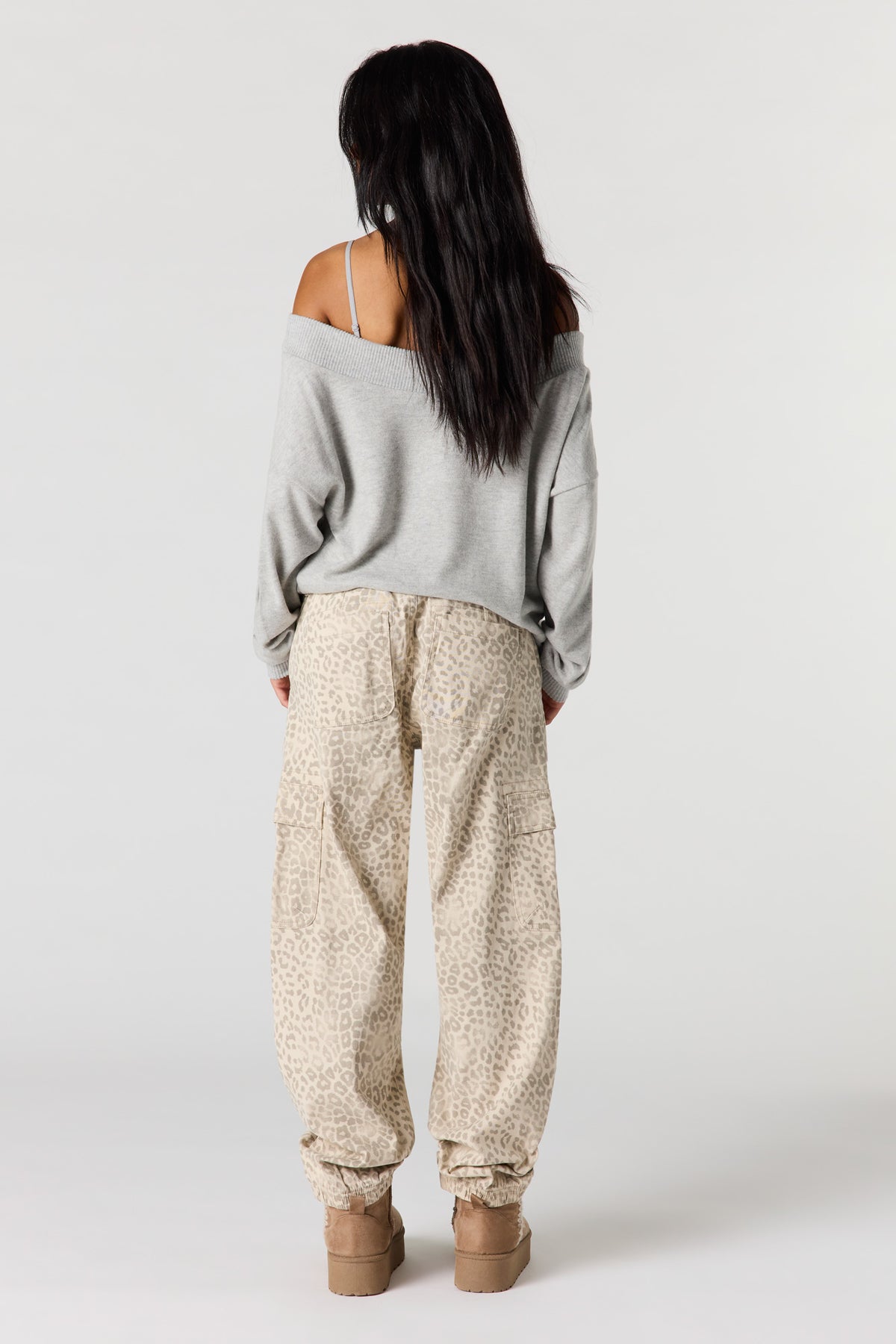 Alt View 3. Cargo Jogger - Leopard