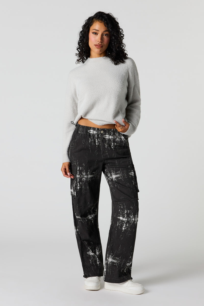 Pantalon cargo à jambe droite