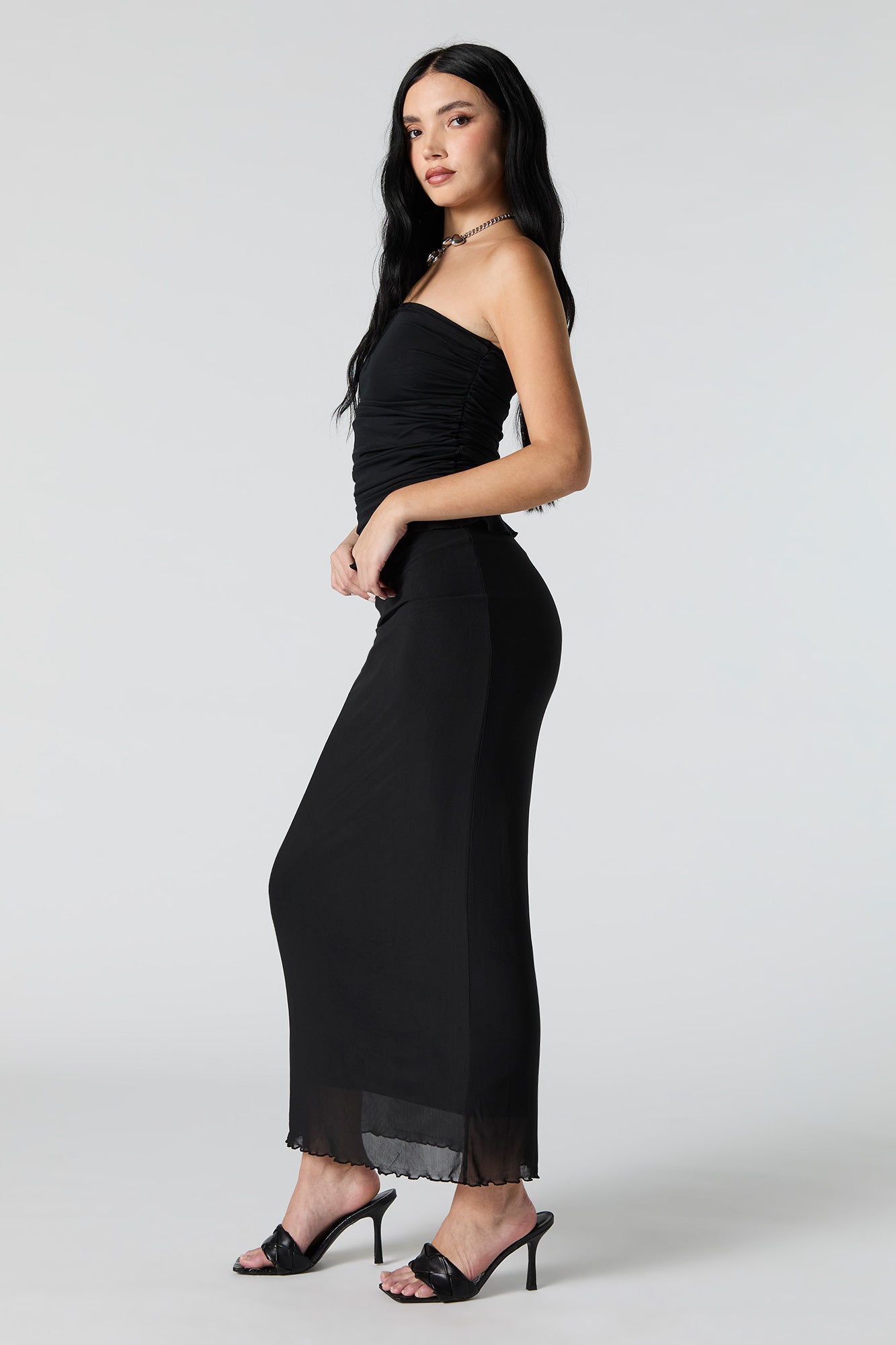 スカート ALEXANDRE VAUTHIER Mesh midi skirt Black Mesh Midi Skirt – Urban Planet