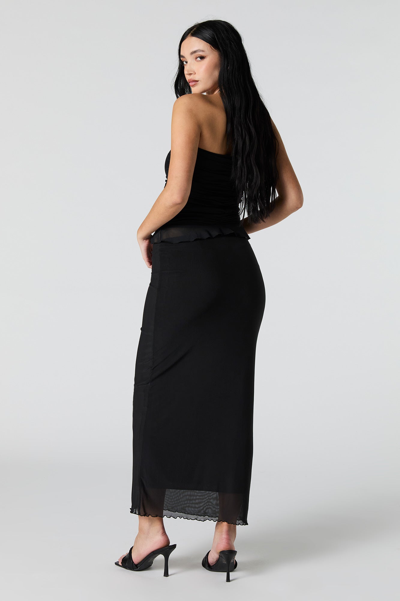 スカート ALEXANDRE VAUTHIER Mesh midi skirt Black Mesh Midi Skirt – Urban Planet