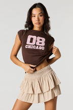 Smocked Tiered Mini Skort