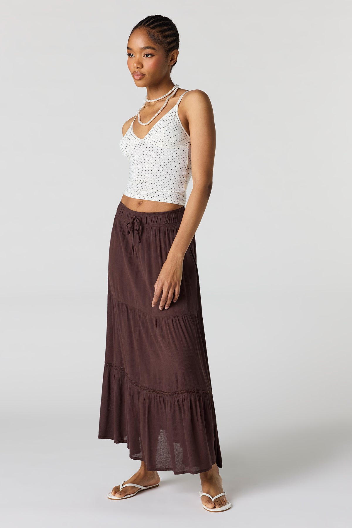 Vue alternative 2. Jupe maxi étagée