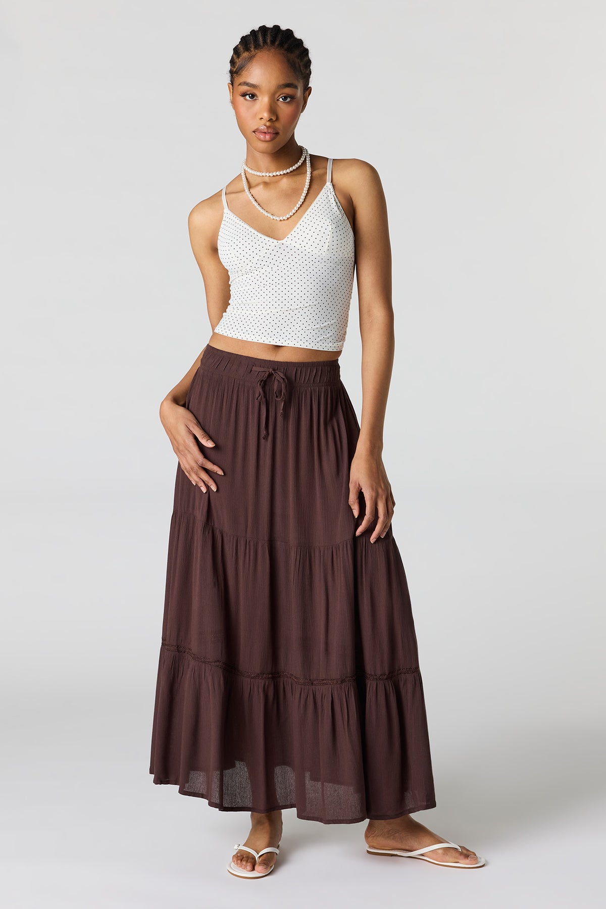 Vue alternative 4. Jupe maxi étagée