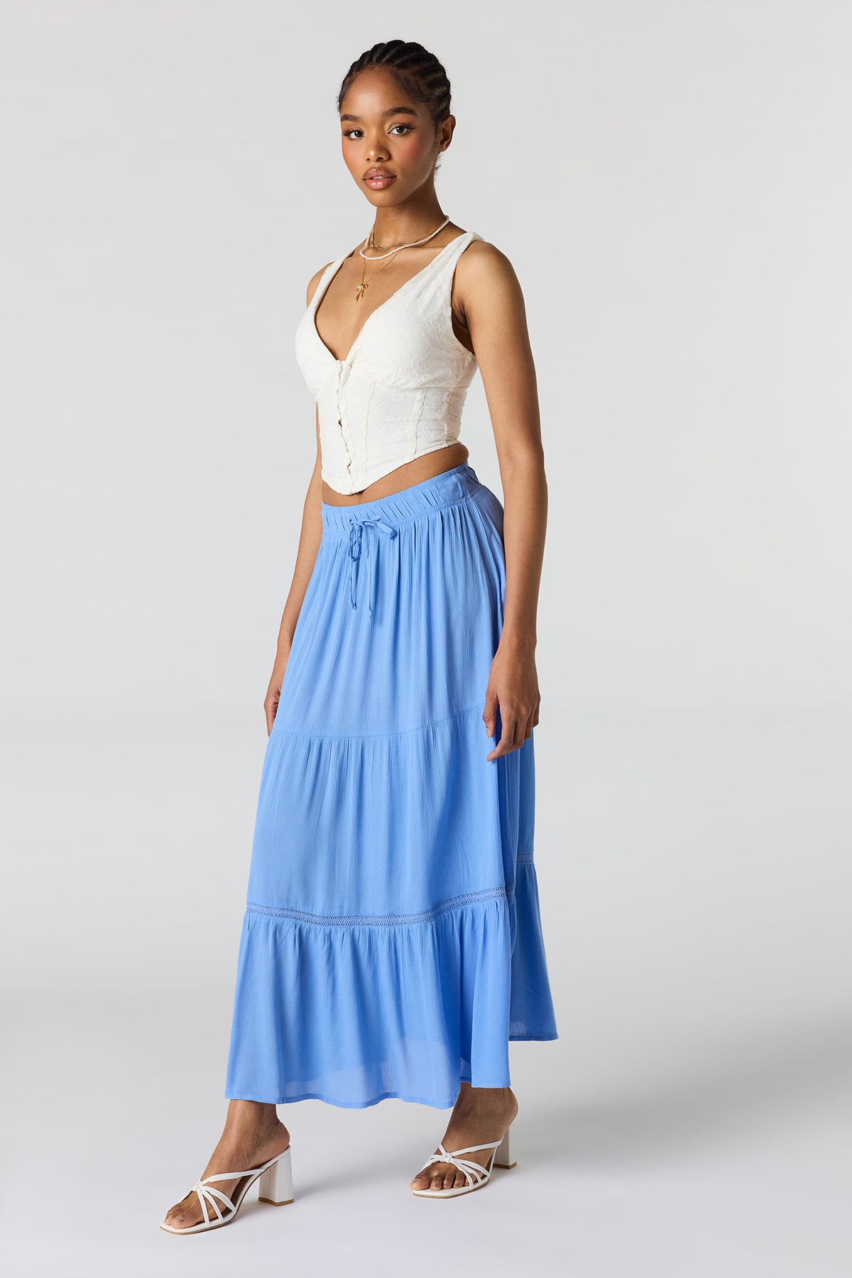 Vue alternative 2. Jupe maxi étagée