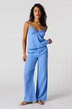 Gauze Wide Leg Pant