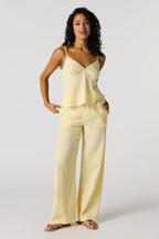 Gauze Wide Leg Pant