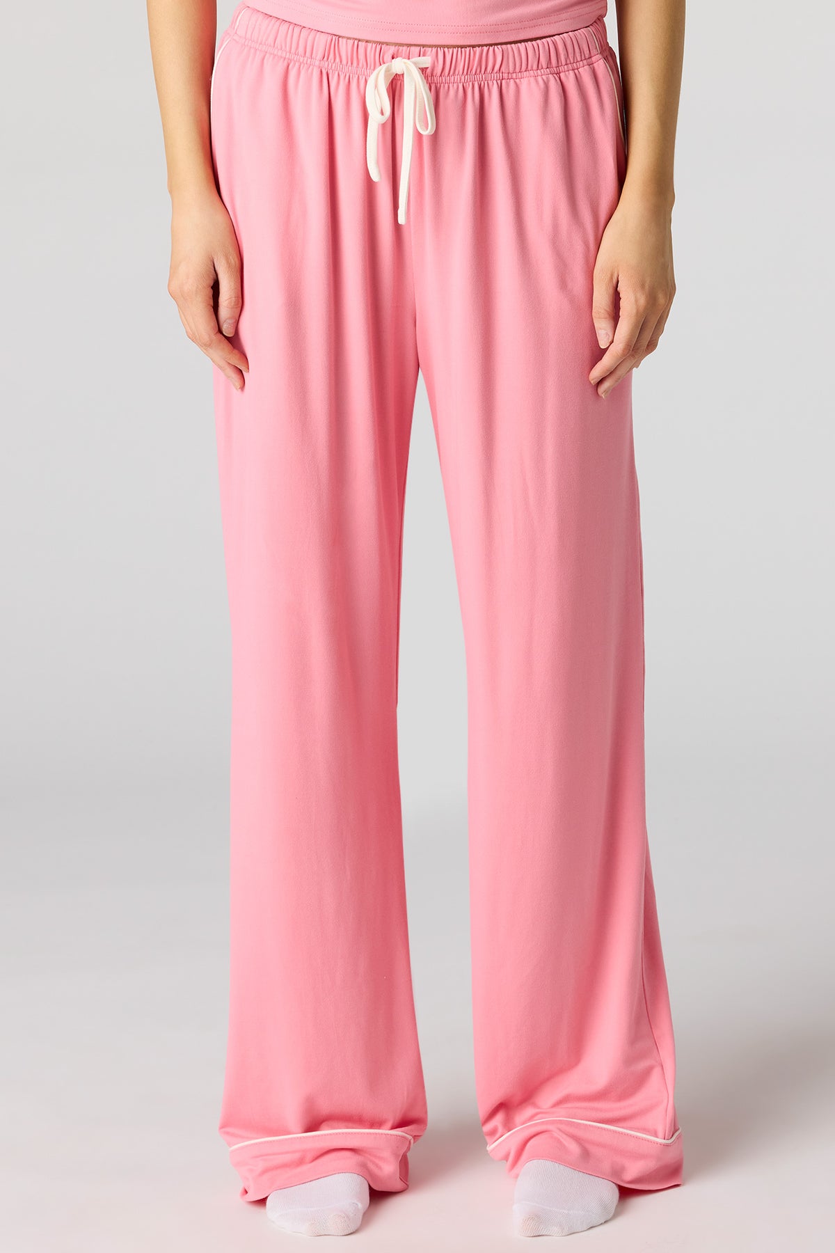 Vue alternative 3. Ensemble pyjama doux avec débardeur, pantalon et bandeau