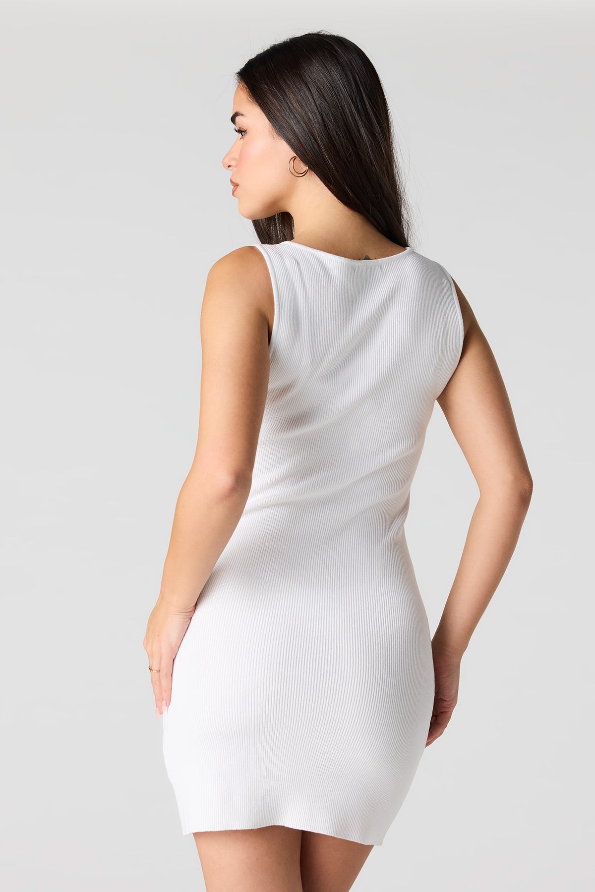 Vue alternative 2. Minirobe en tricot côtelé Bodycon