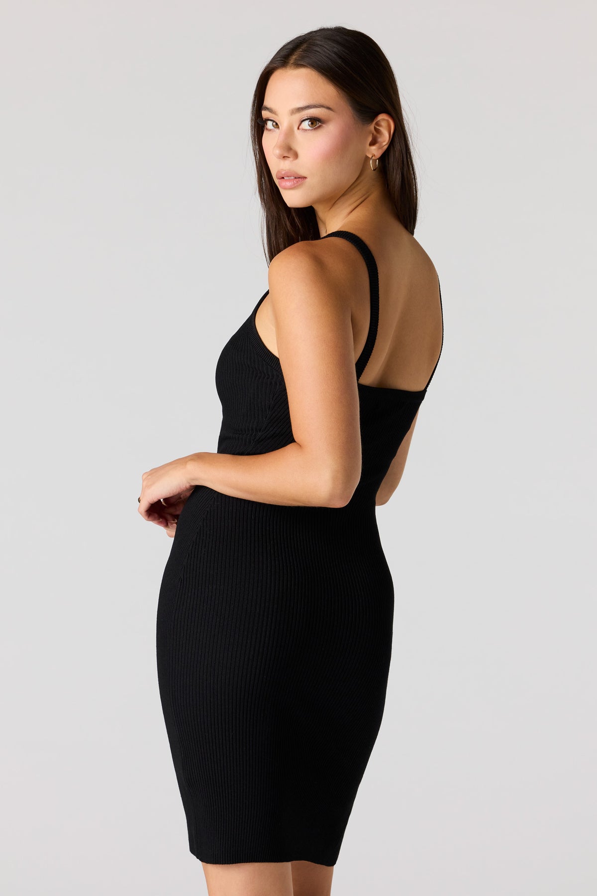 Ribbed Knit Bodycon Mini Dress Urban Planet Ribbed Knit Bodycon Mini Dress Urban Planet