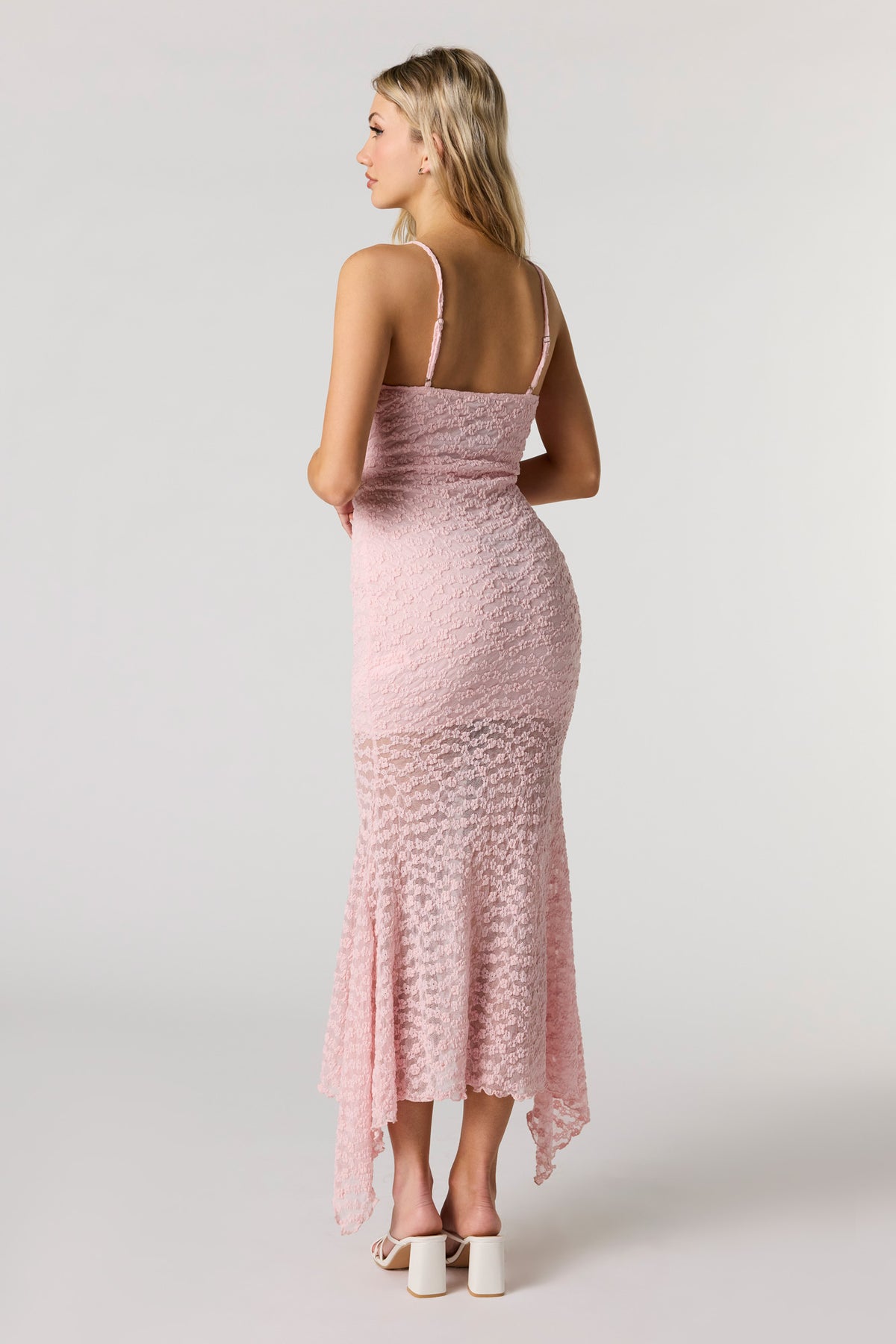 Lace Bustier Asymmetrical Midi Dress  Urban Planet