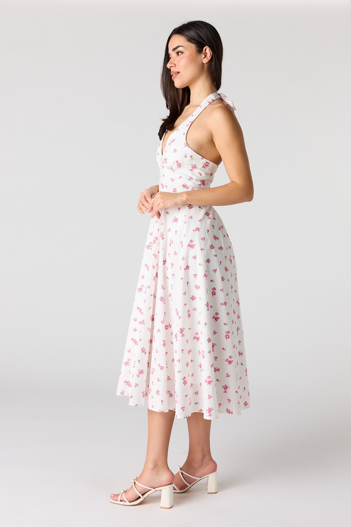Corset Midi Halter Dress  Urban Planet
