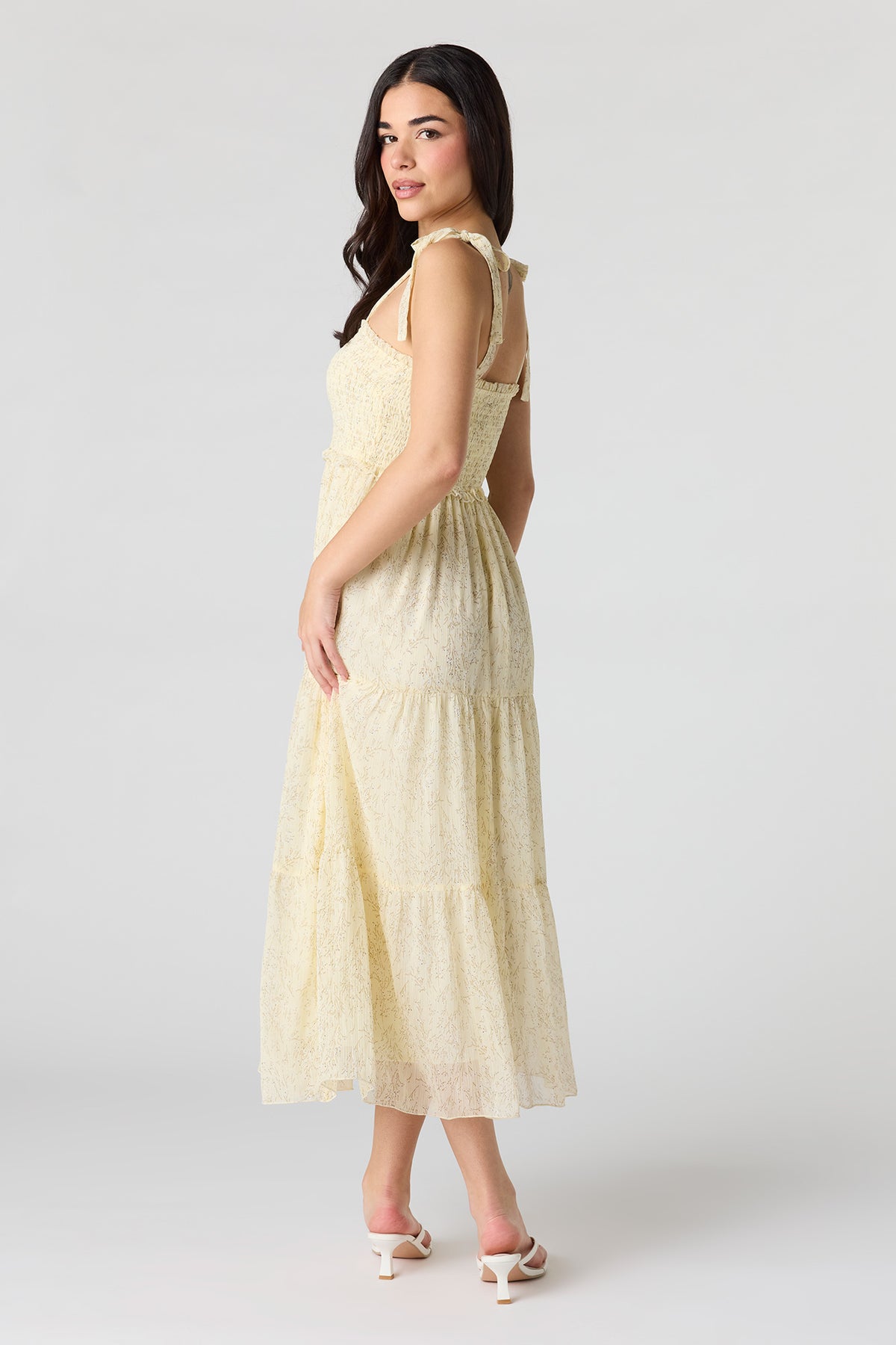 sachin and babi light blue dress Connected Sequined Lace Chiffon Overlay Gown main image 0