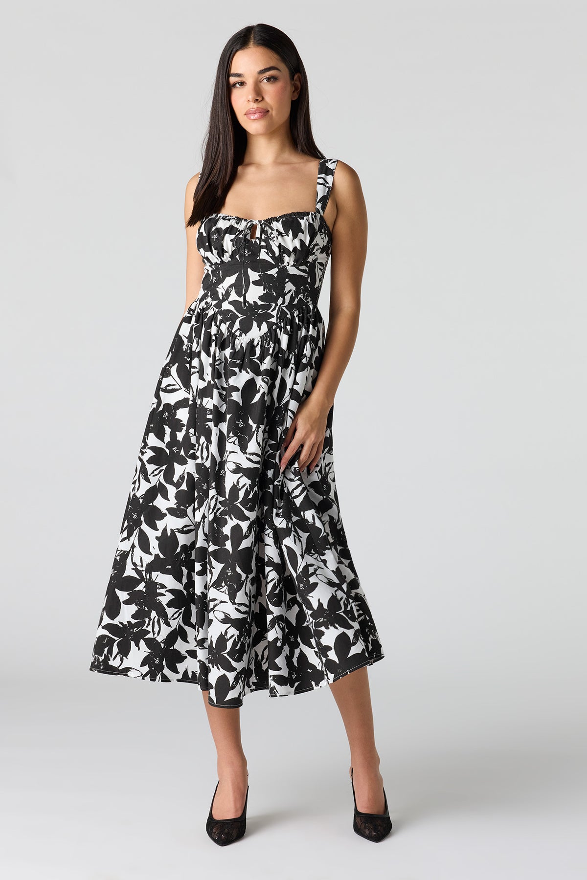 Robe corset midi