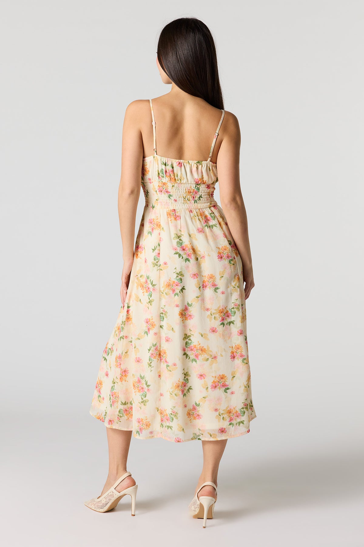 Vue alternative 3. Robe midi en chiffon