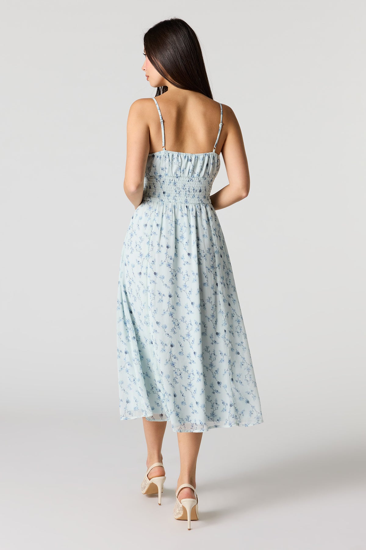 Vue alternative 3. Robe midi en chiffon