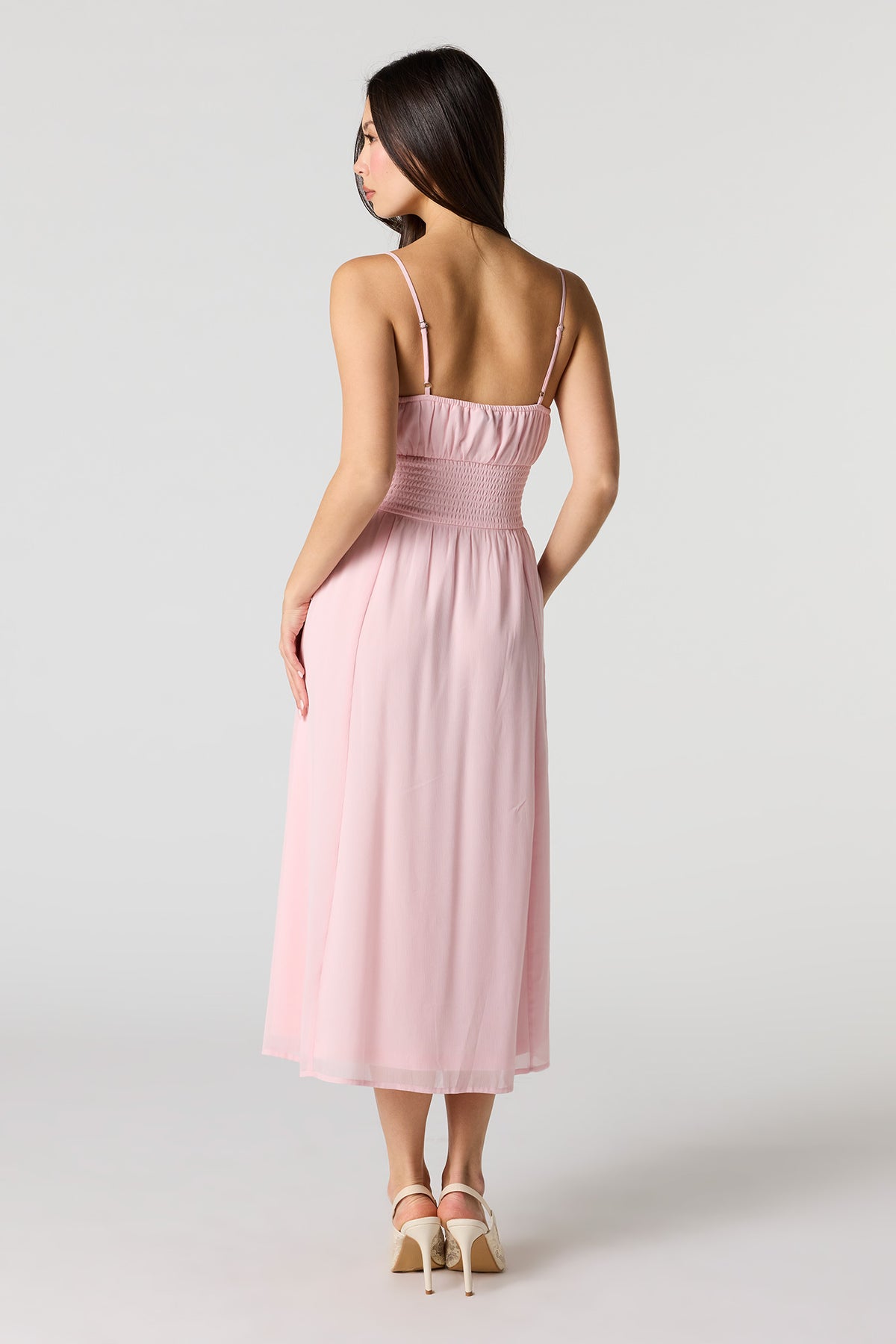 Vue alternative 3. Robe midi en chiffon