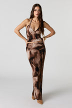 Jupe maxi ruchée