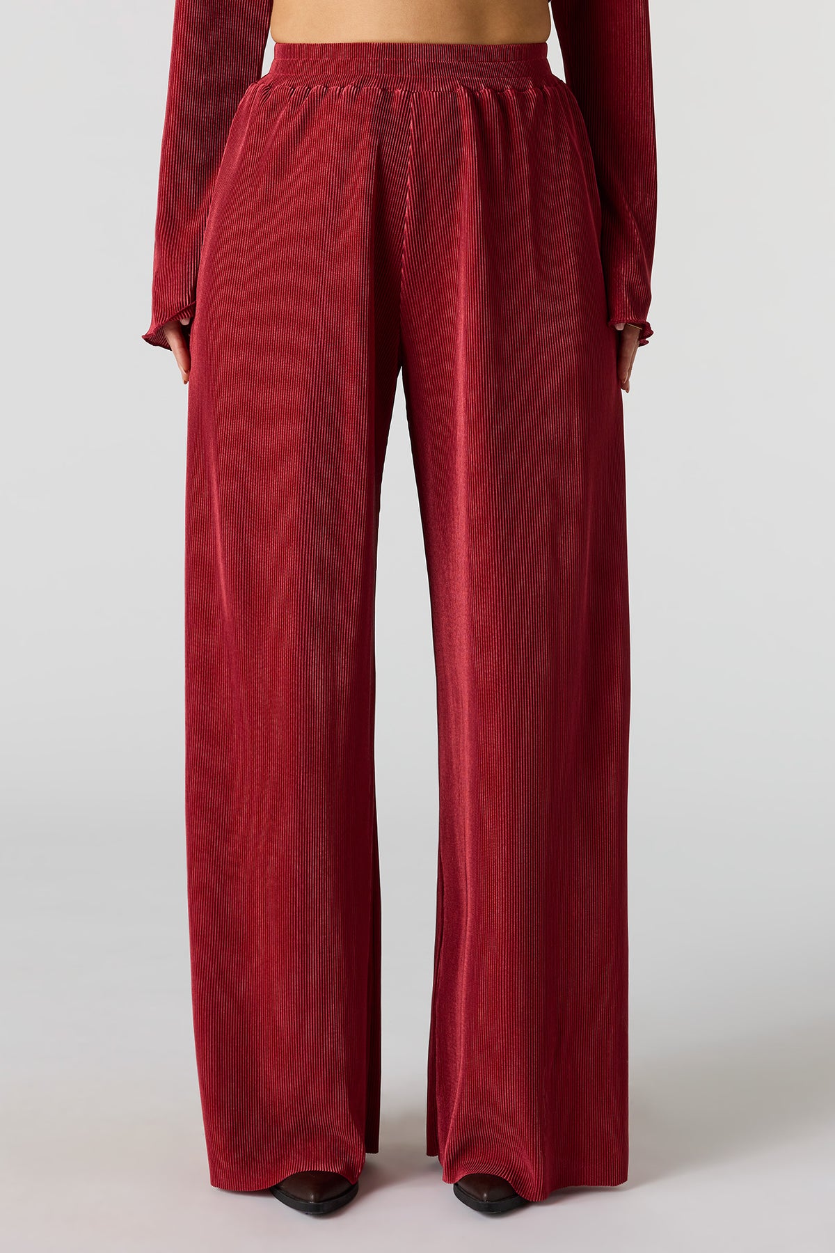 Vue alternative 2. Pantalon côtelé à jambe large