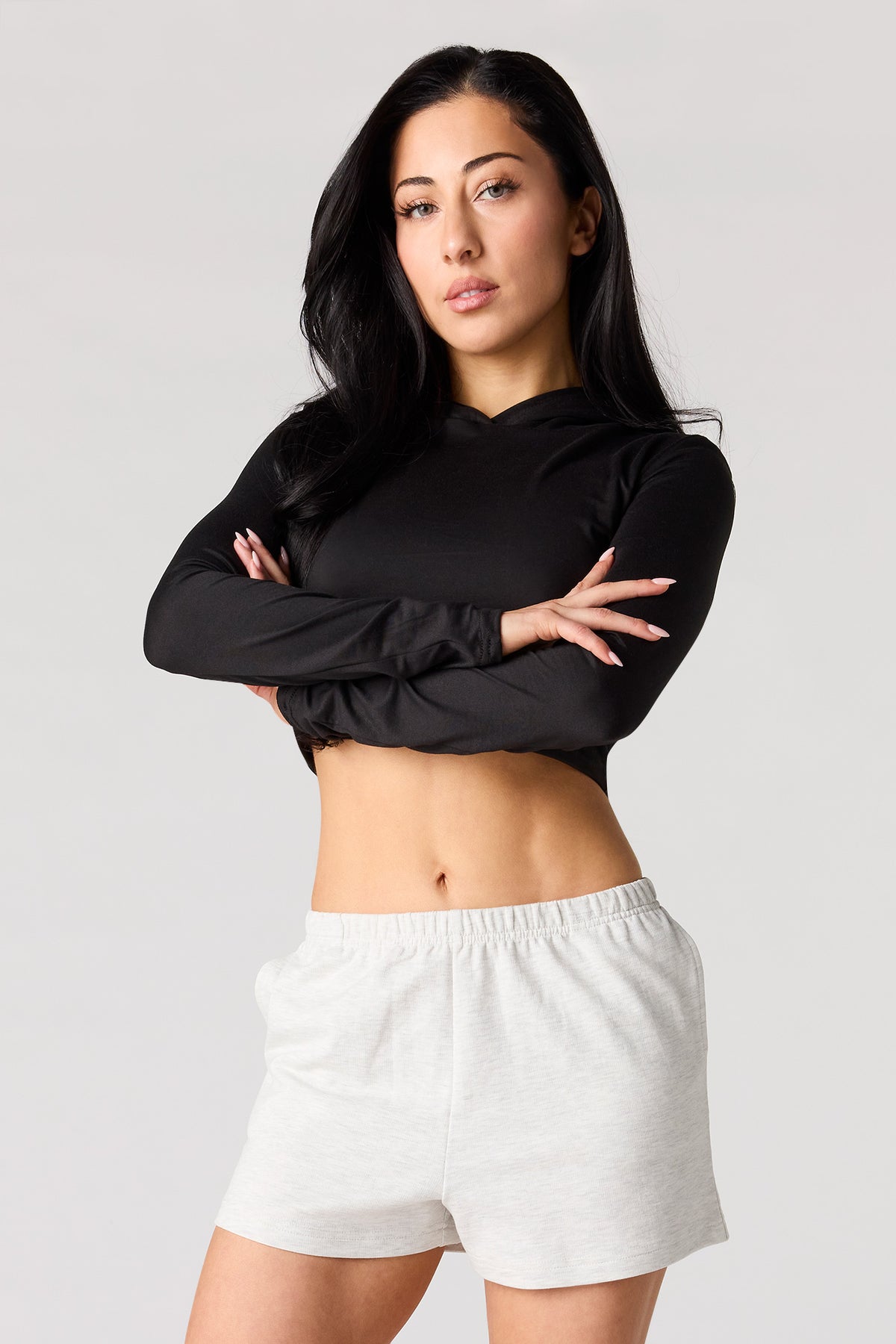 Fleece Short - Heather Grey