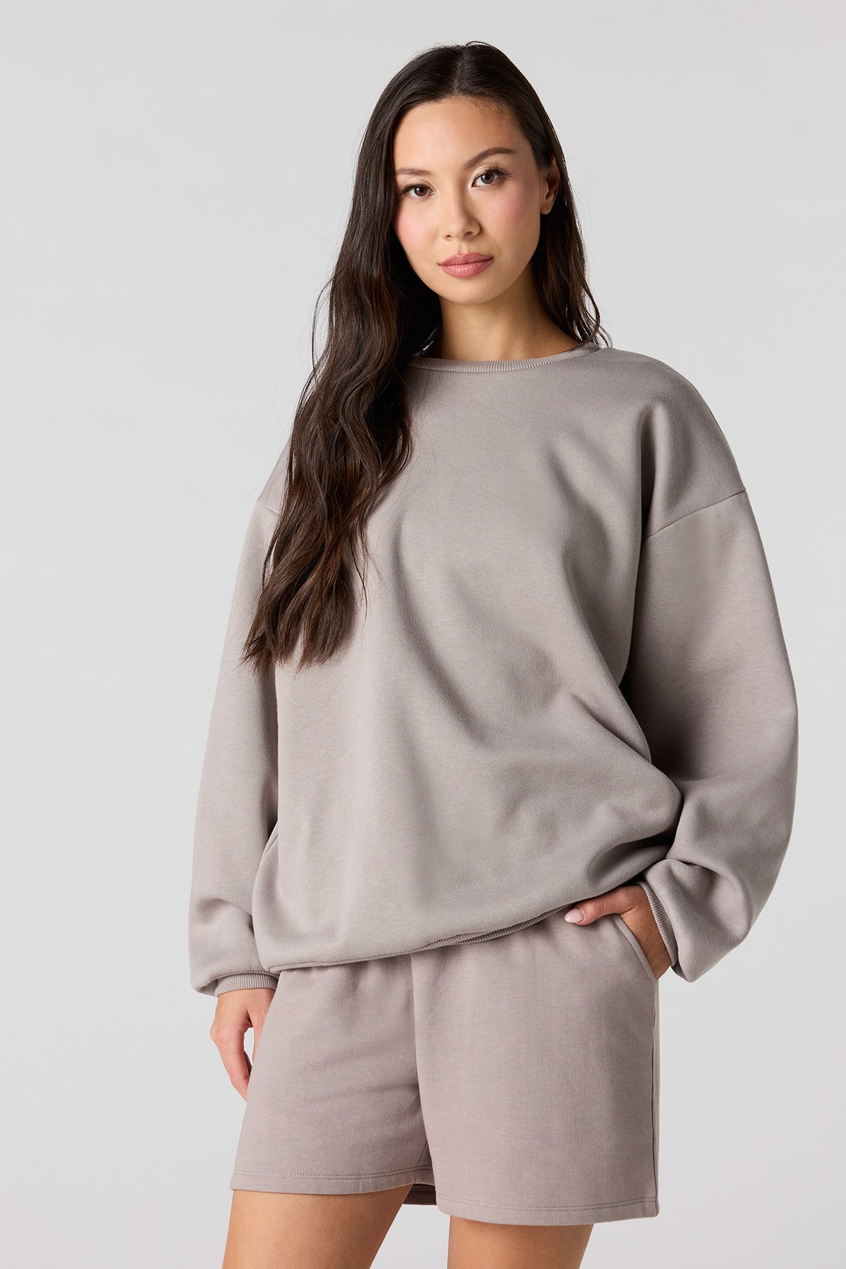 Fleece Short - Taupe