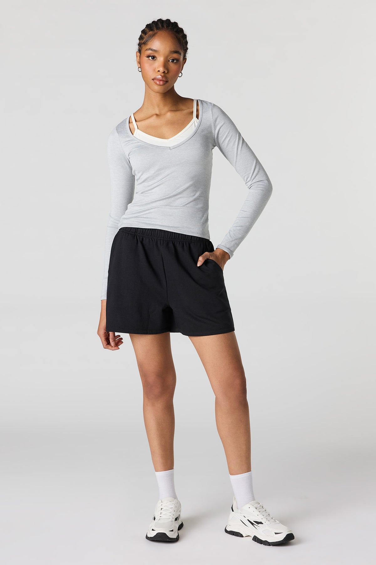 Vue alternative 3. Short en molleton