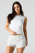 Short en molleton uni