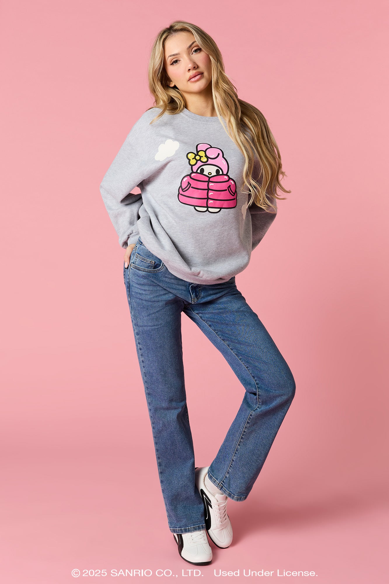 My Melody™ Puff Print Fleece Sweatshirt – Urban Planet