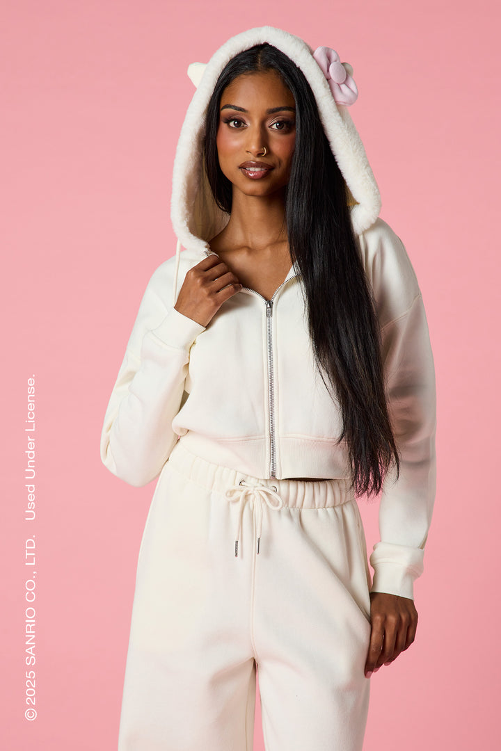 Hello Kitty® Rhinestone Zip-Up 3D Hoodie