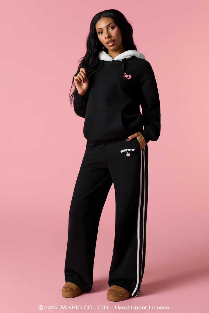 Hello Kitty® Puff Print Wide Leg Sweatpant
