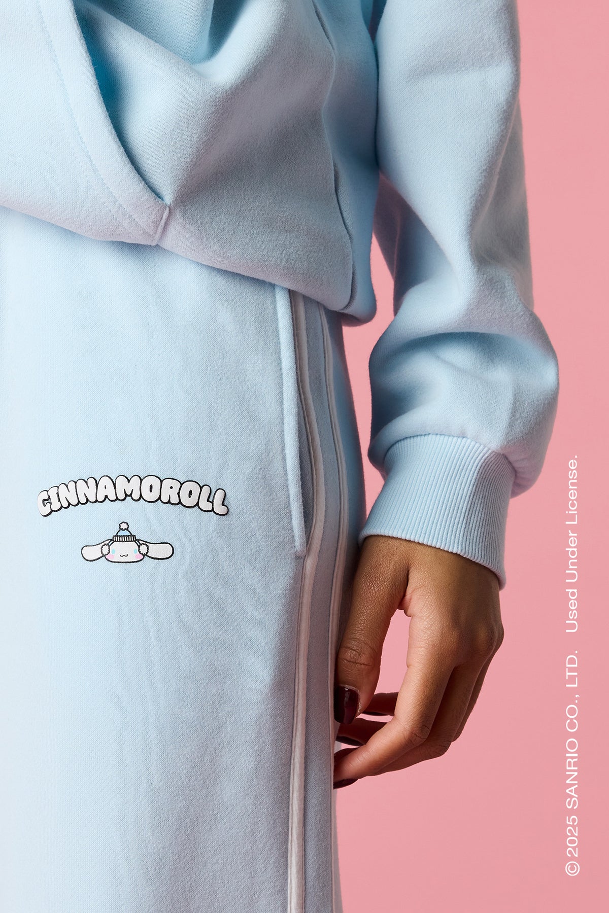 Alt View 4. Cinnamoroll™ Puff Print Wide Leg Sweatpant - Blue
