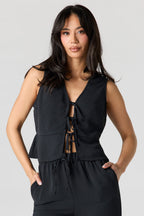 Veste fluide avec attache