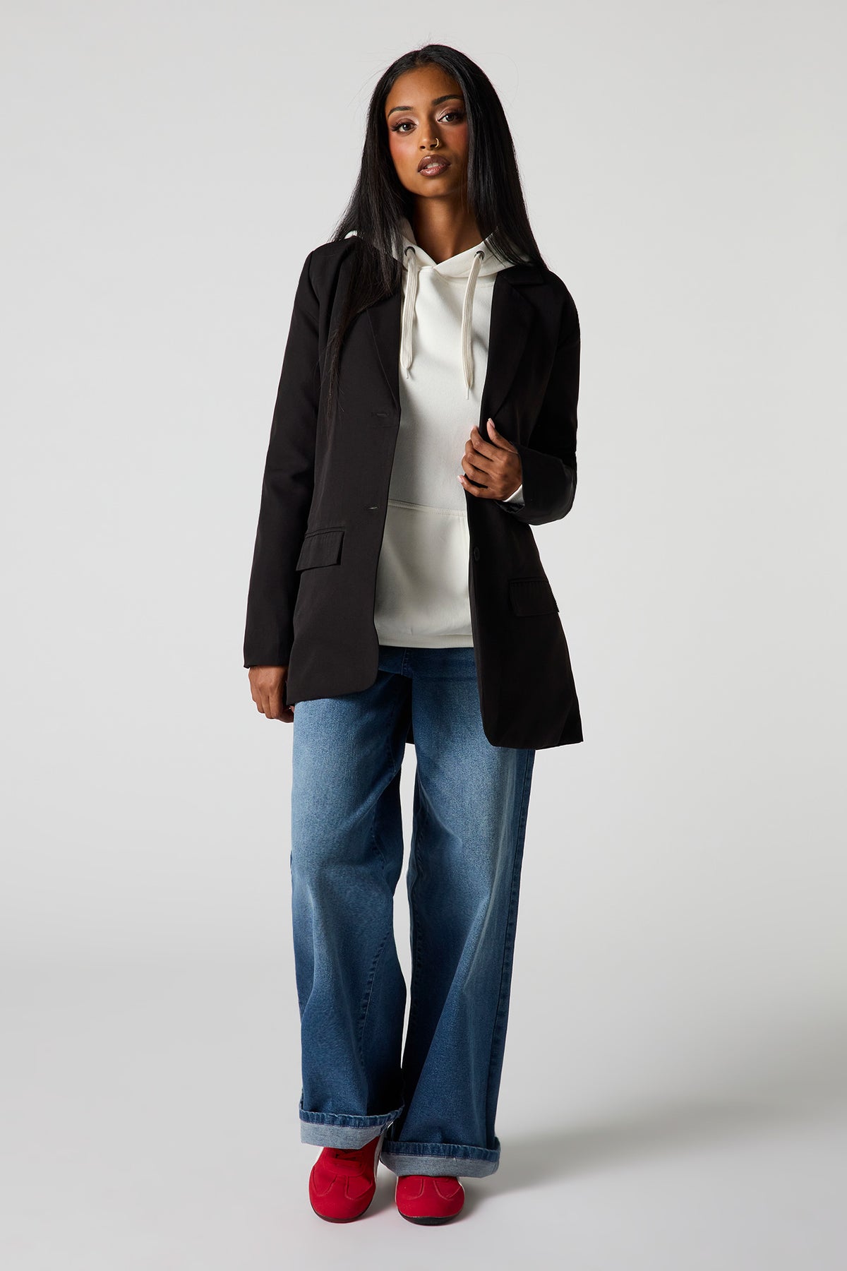 Vue alternative 3. Blazer surdimensionné imprimé