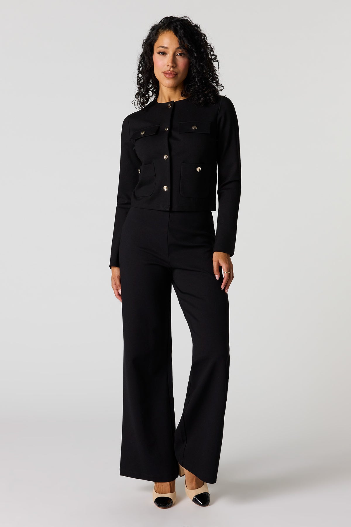 Vue alternative 3. Blouson boutonné structuré