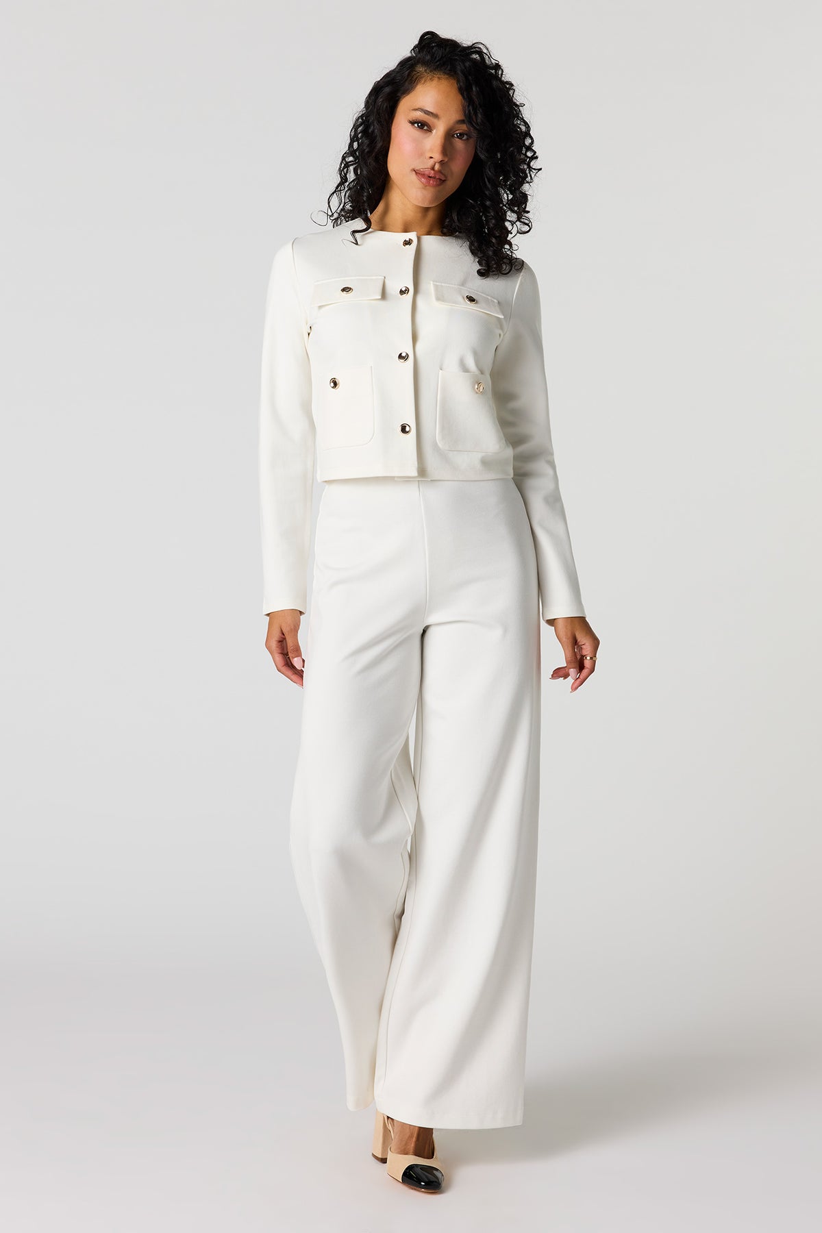 Vue alternative 3. Blouson boutonné structuré