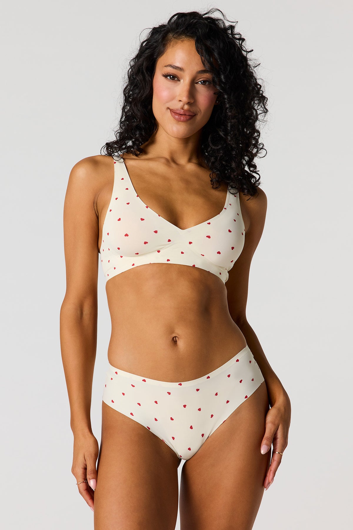 No-Show Tank Bra - Cream