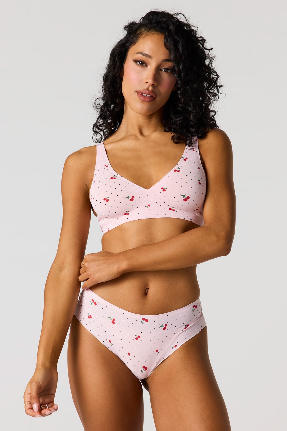 No-Show Tank Bra - Pink