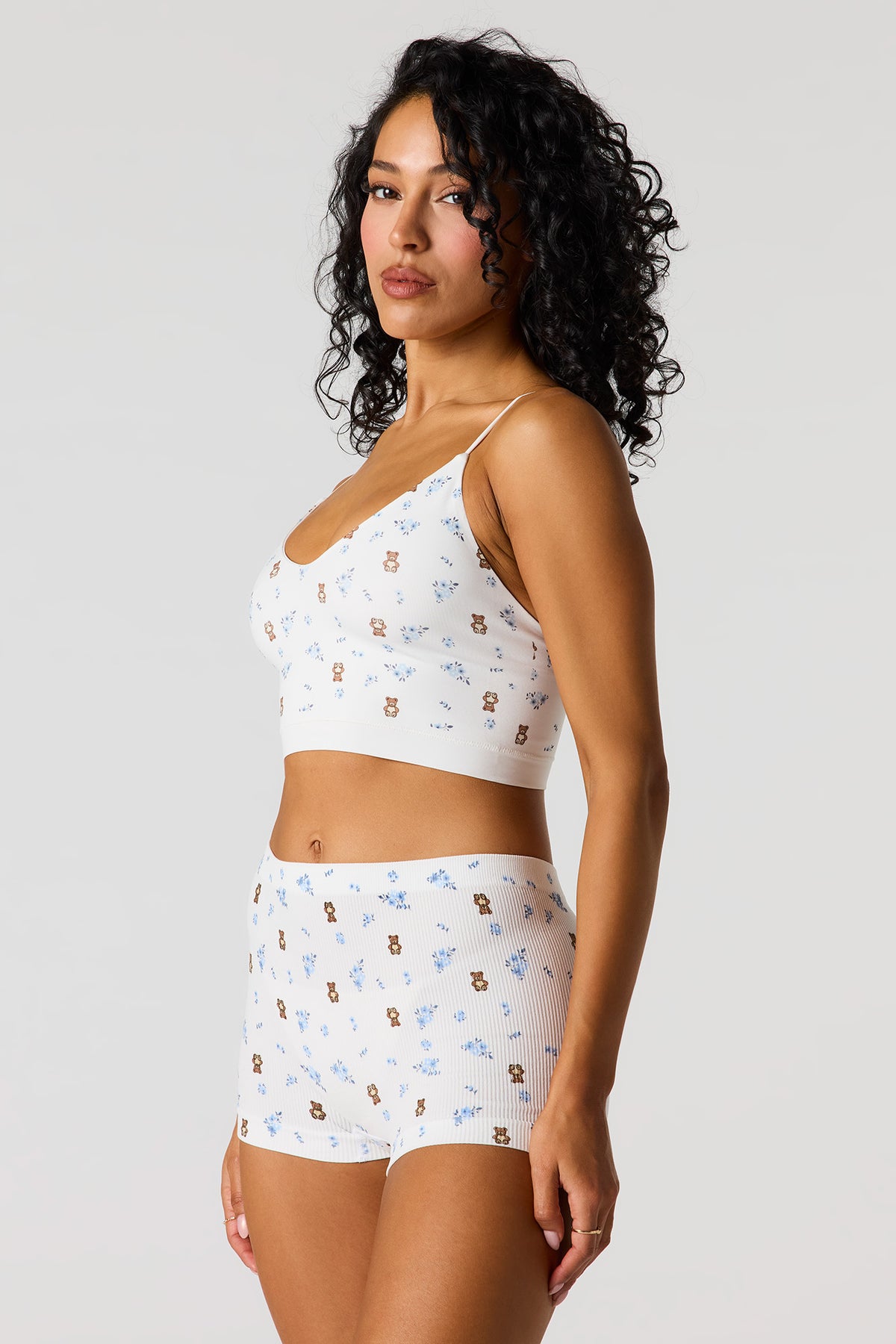 Alt View 2. Seamless Tank - Baby Blue