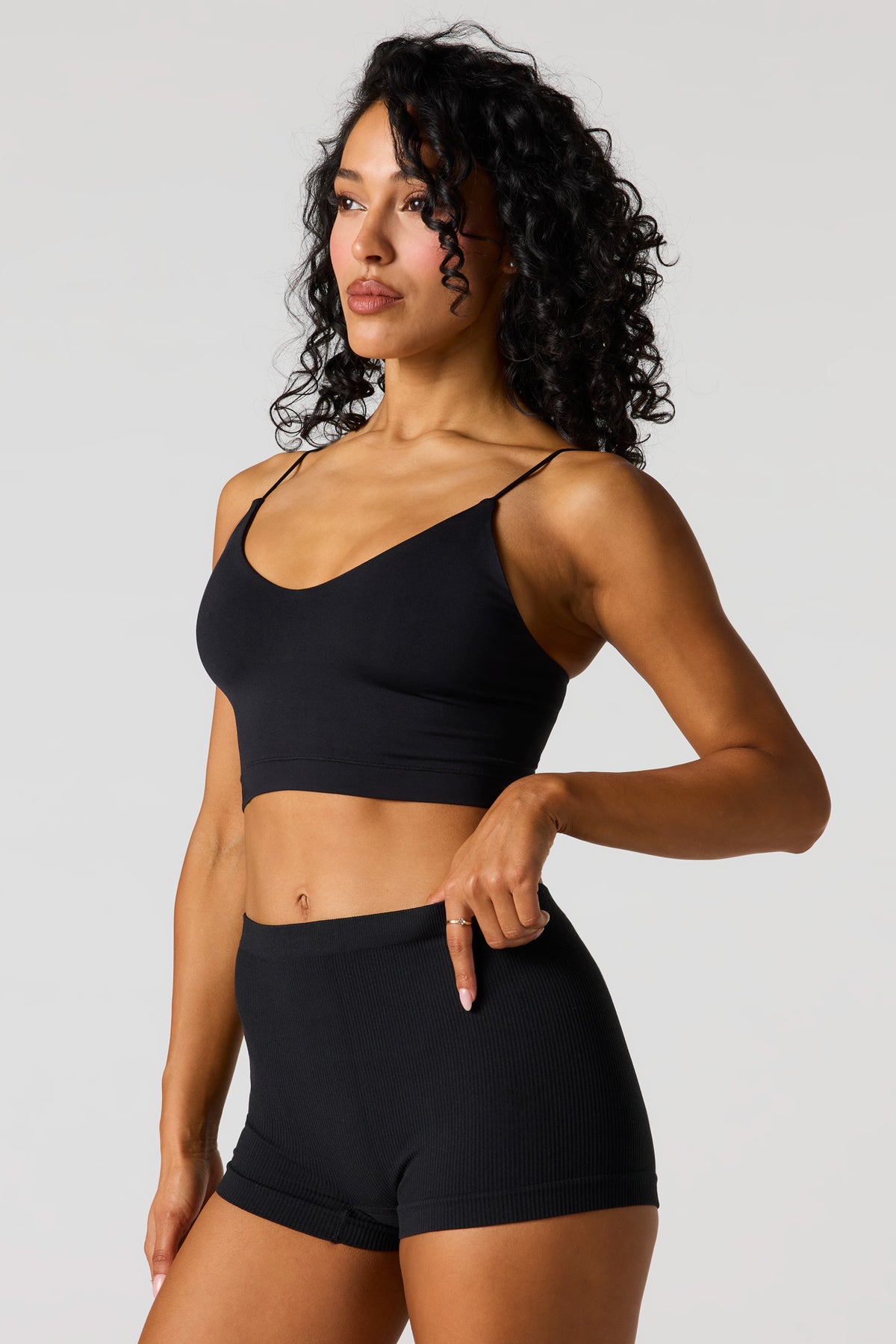 Vue alternative 2. Culotte garçonne côtelée sans couture (Lot de 2)