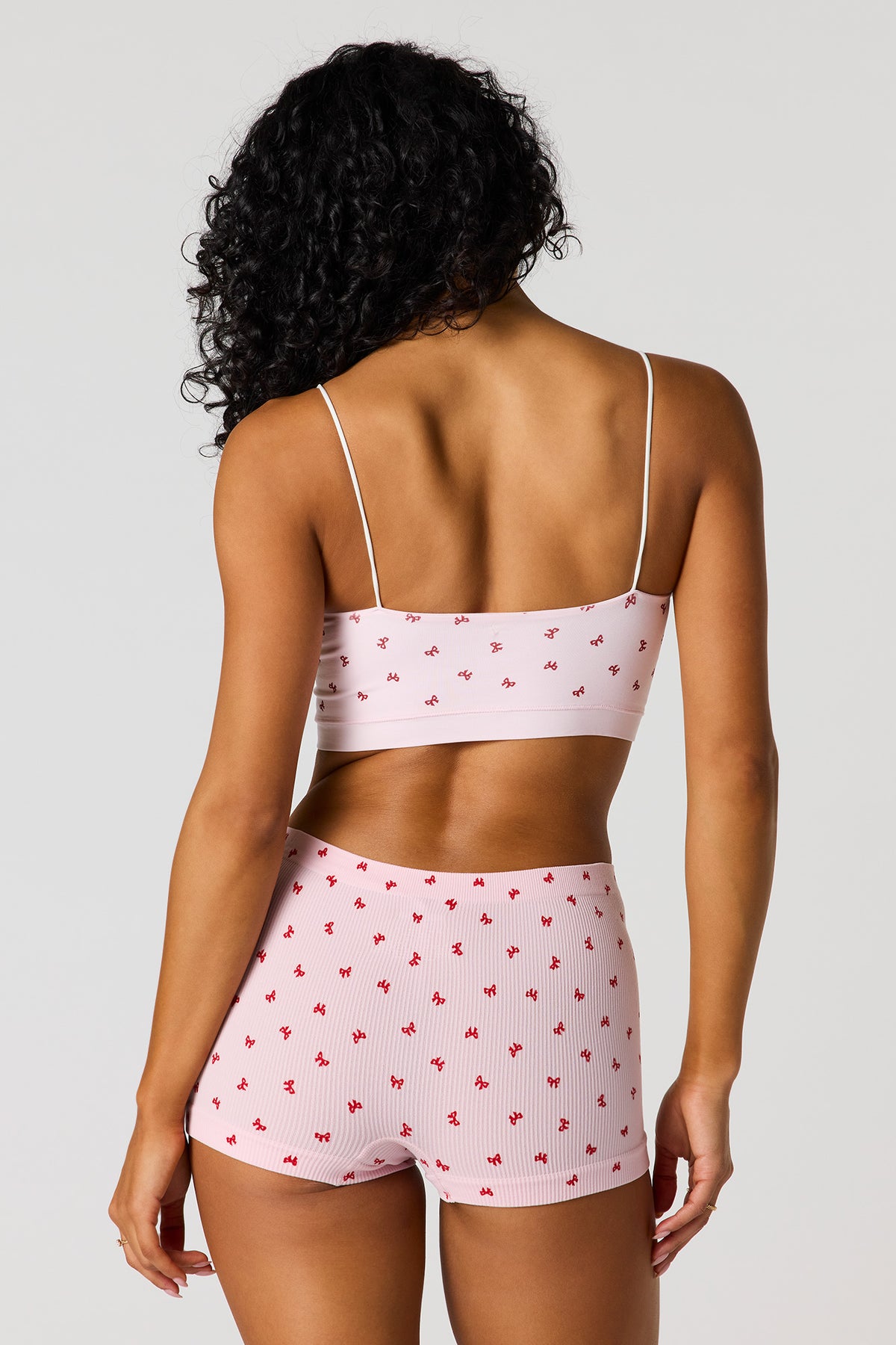 Vue alternative 3. Culotte garçonne côtelée sans couture (Lot de 2)