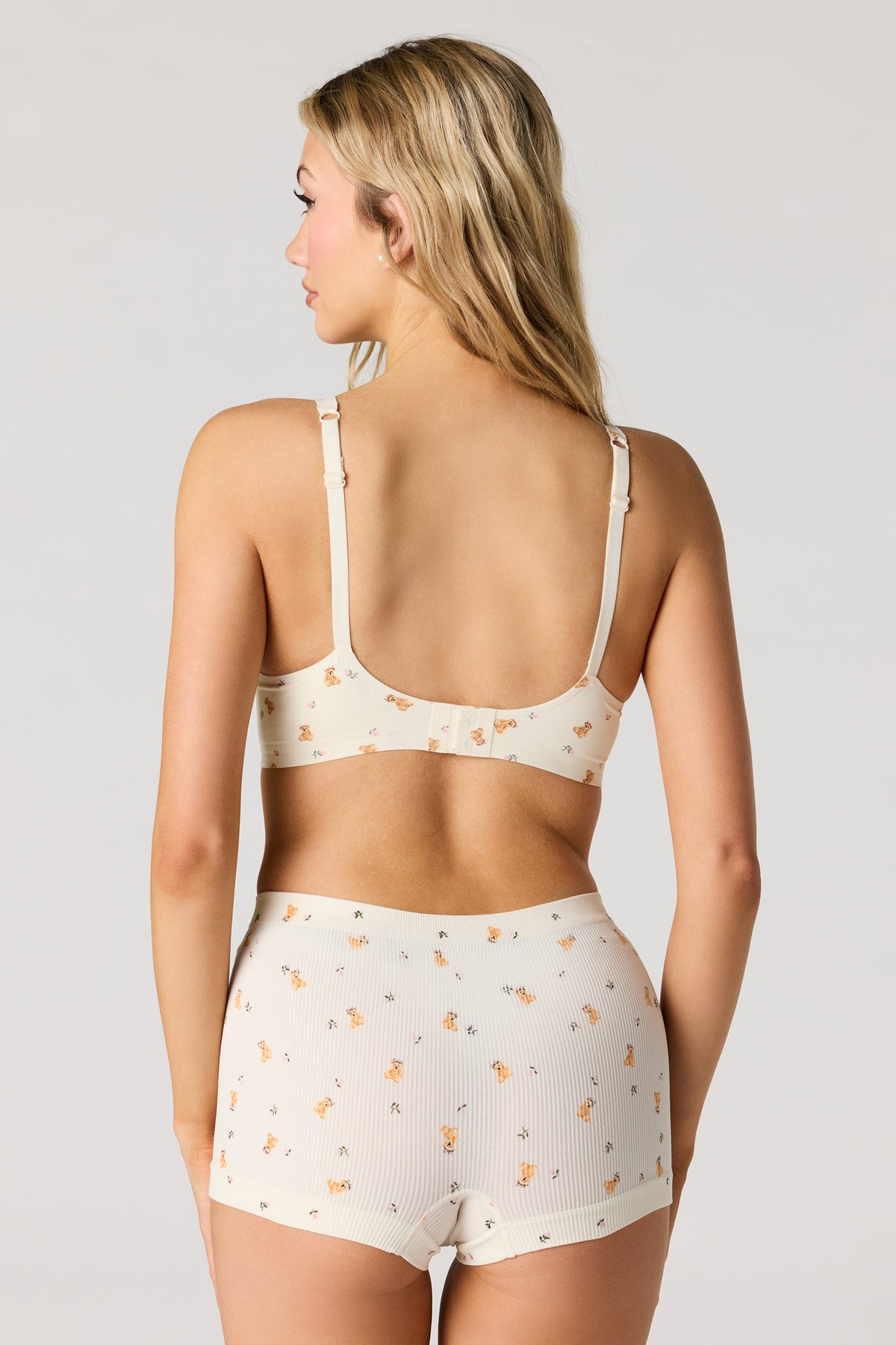 Vue alternative 3. Culotte garçonne côtelée sans couture (Lot de 2)